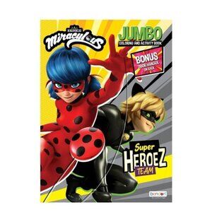 MIRACULOUS Coloring & Activity Book with Tear & Share Pages NEW Free ship!